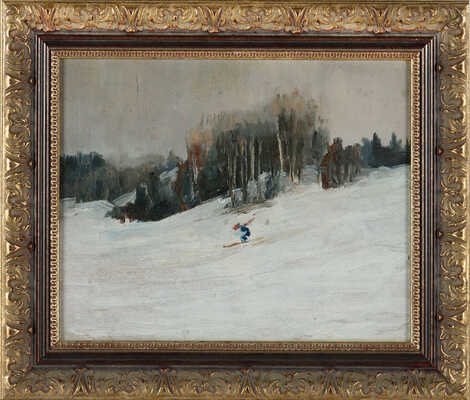 Лучишкин Сергей Алексеевич.  Спуск на Воробьевых горах